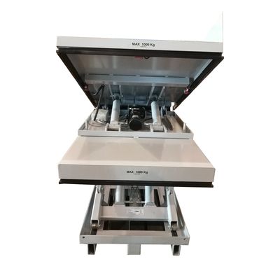 1톤의 무게 수준 및 운반 용량에 대한 수압 시저 리프트 미니 틸트 테이블