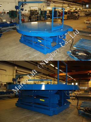 CE 인증 및 제거 가능한 세그먼트로 고층 시저 리프트 테이블