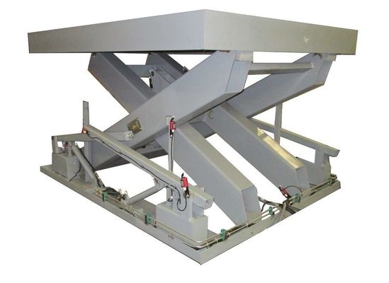 15000kg의 운반 용량과 2700x2200mm 크기의 수압 다리 로딩 도크 테이블